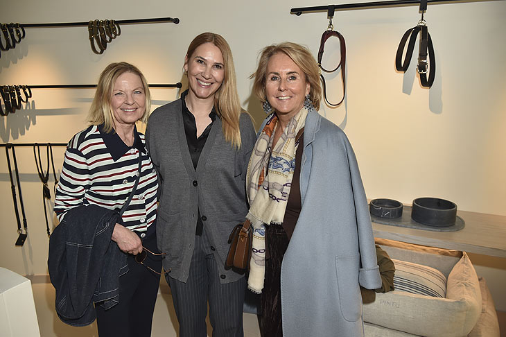 Gabi Strassburger, Sunny Randlkofer (Dallmayr), Gitta Gr&auml;fin Lambsdorff Er&ouml;ffnung des PINTU (for dogs & their people) Stores in M&uuml;nchen am 10.03.2026 @Foto: BrauerPhotos / Goran Nitschke 